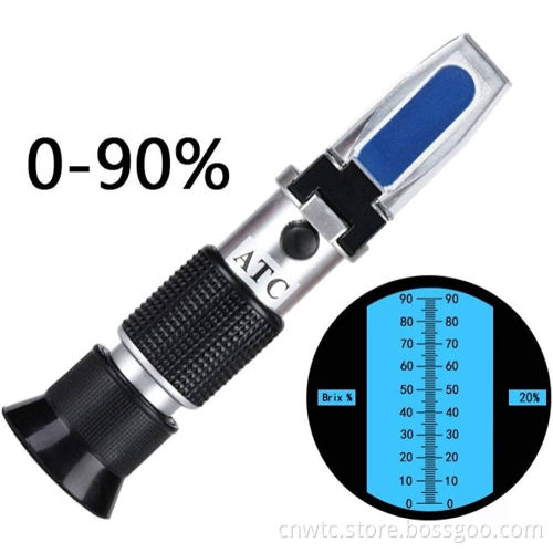 Refractometer 0-90 Brix: Accurate Handheld Device for Measuring Sugar Content